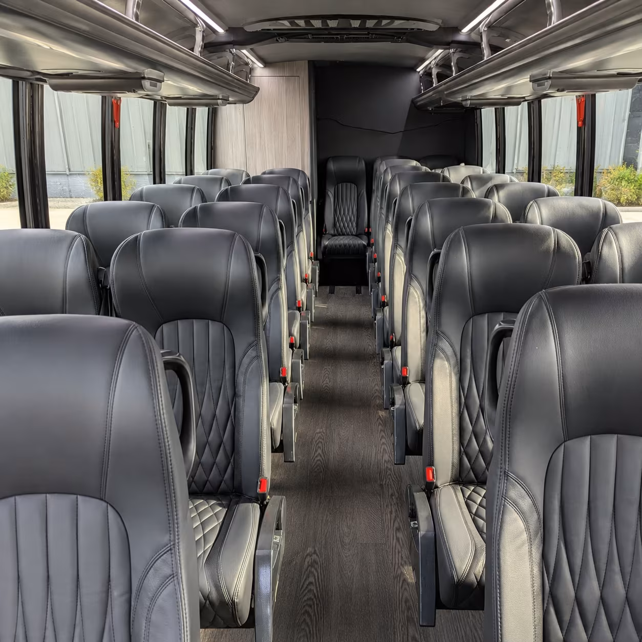 28 passenger minibus inside