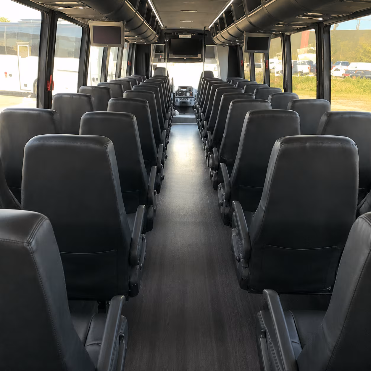 queen creek 30 passenger minibus interior