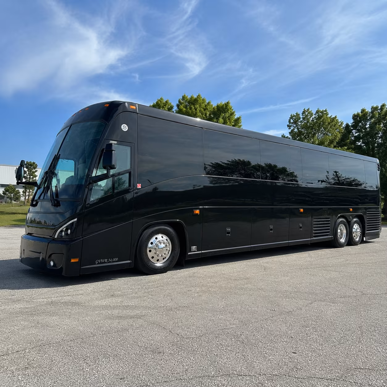 queen creek 47 passenger charter bus
