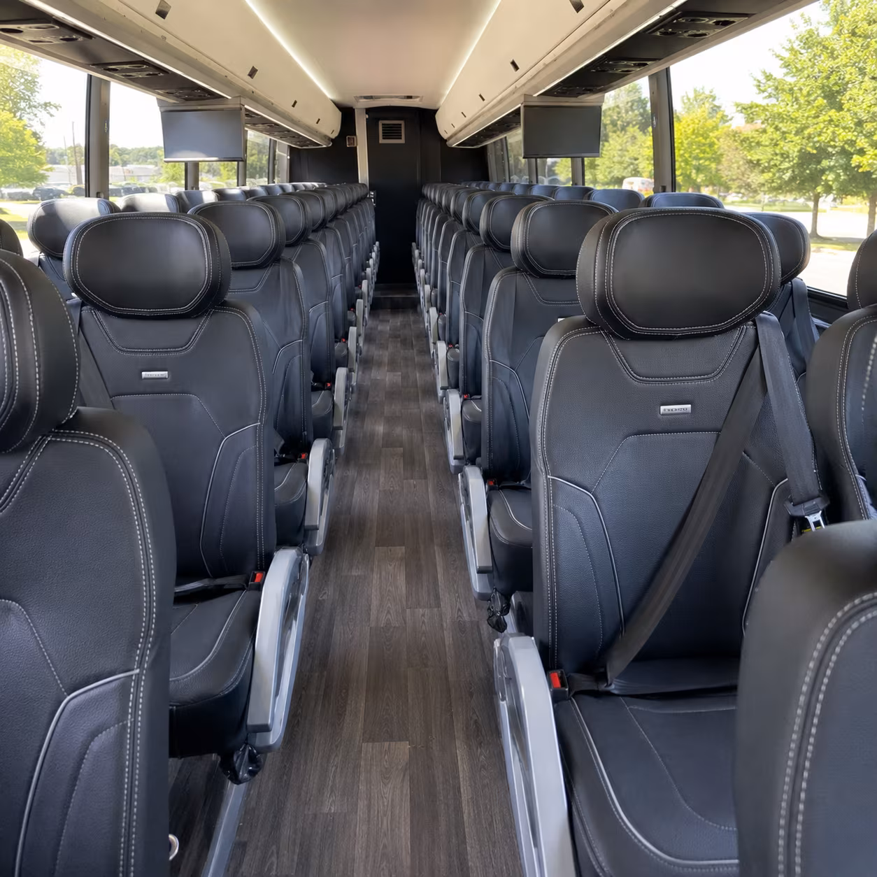 queen creek charter bus inside